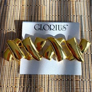 New GLORIUS gold tone pin